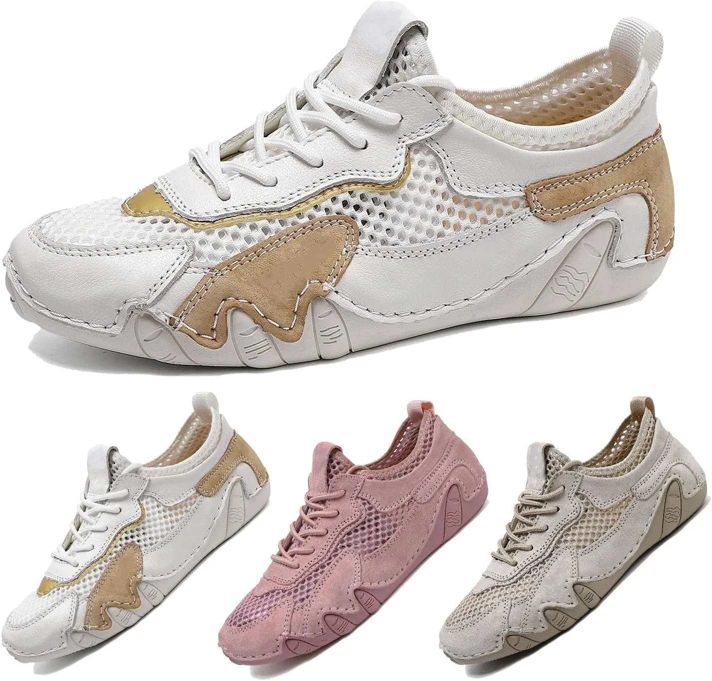 Women's Breathable mesh Outdoor Arch Support Shoes, mesh Upper,Lightweight,Cushioning,Lightweight Casual Summer Sneakers for Hiking and Walking