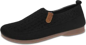 Women's Casual Slip On Shoes Breathable Comfortable Flat Loafers Daily Wear Summer Fall Lightweight Sandals Females