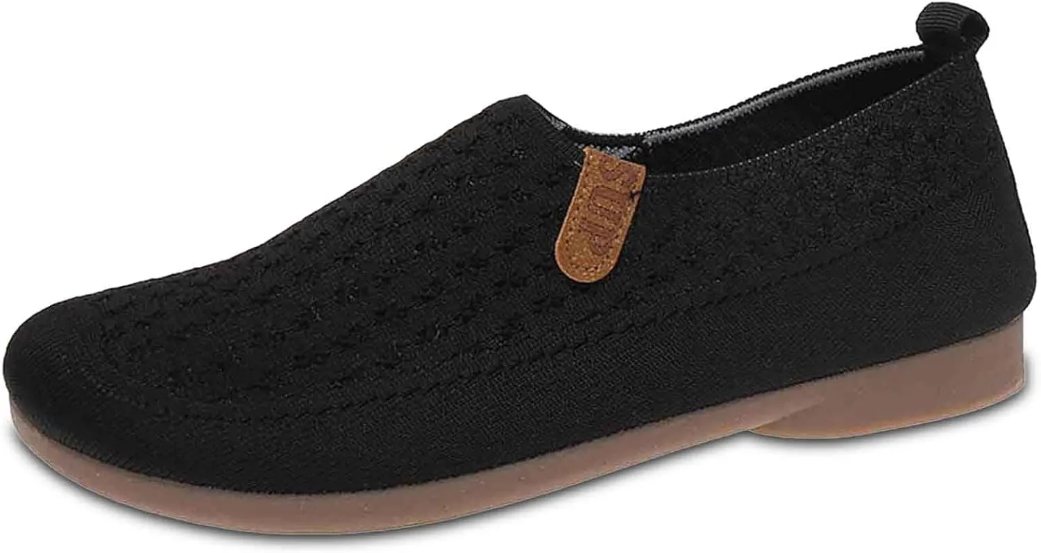 Women's Casual Slip On Shoes Breathable Comfortable Flat Loafers Daily Wear Summer Fall Lightweight Sandals Females