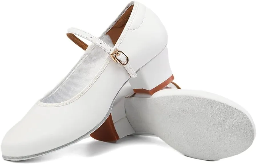 Women's Character Dance Shoes Ballroom Latin Salsa Dancing Heels Wedding Pumps