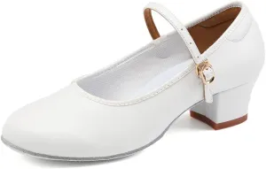 Women's Character Dance Shoes Ballroom Latin Salsa Dancing Heels Wedding Pumps