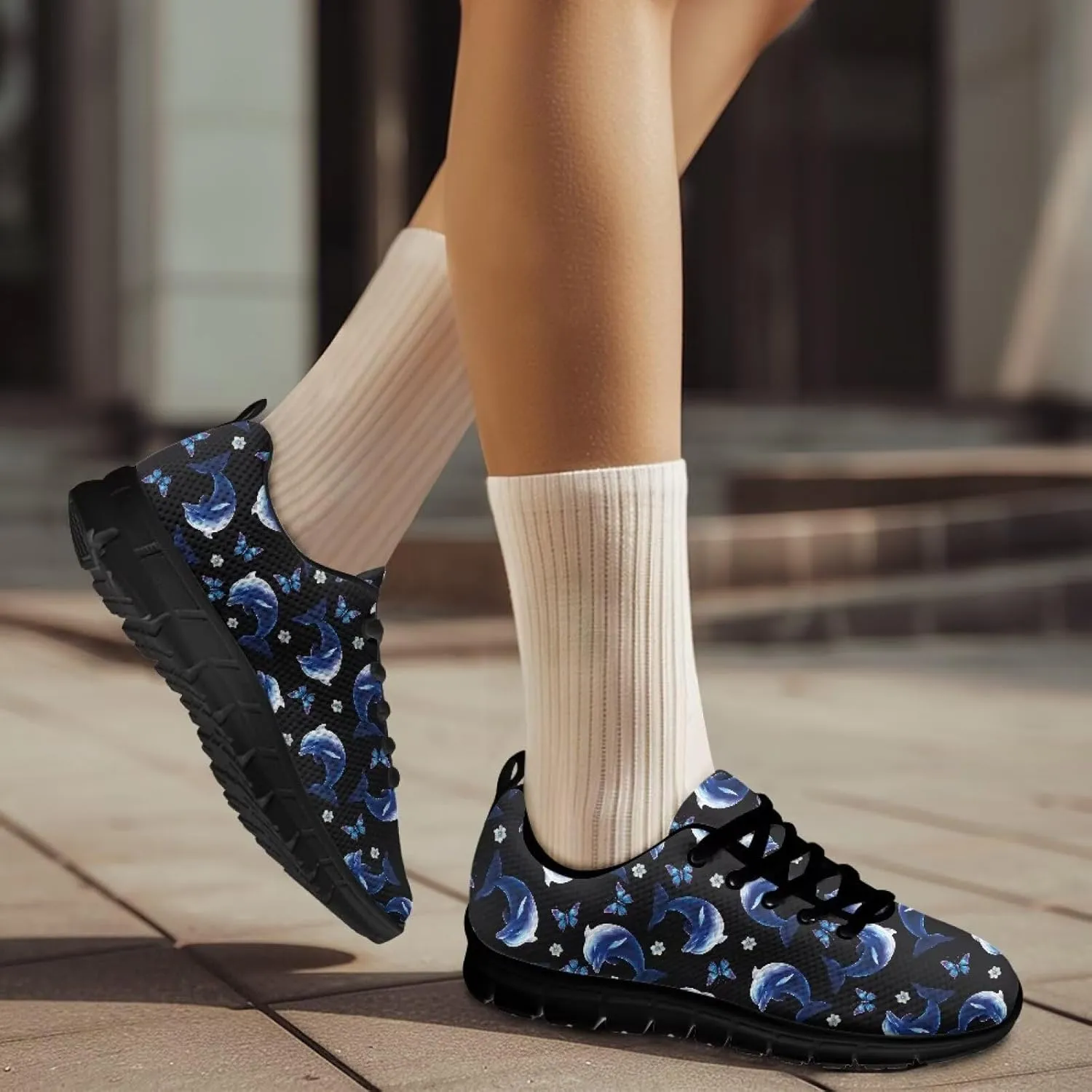 Womens Mesh Sneakers Casual Lightweight Walking Shoes Outdoor Breathable Sport Running Shoes
