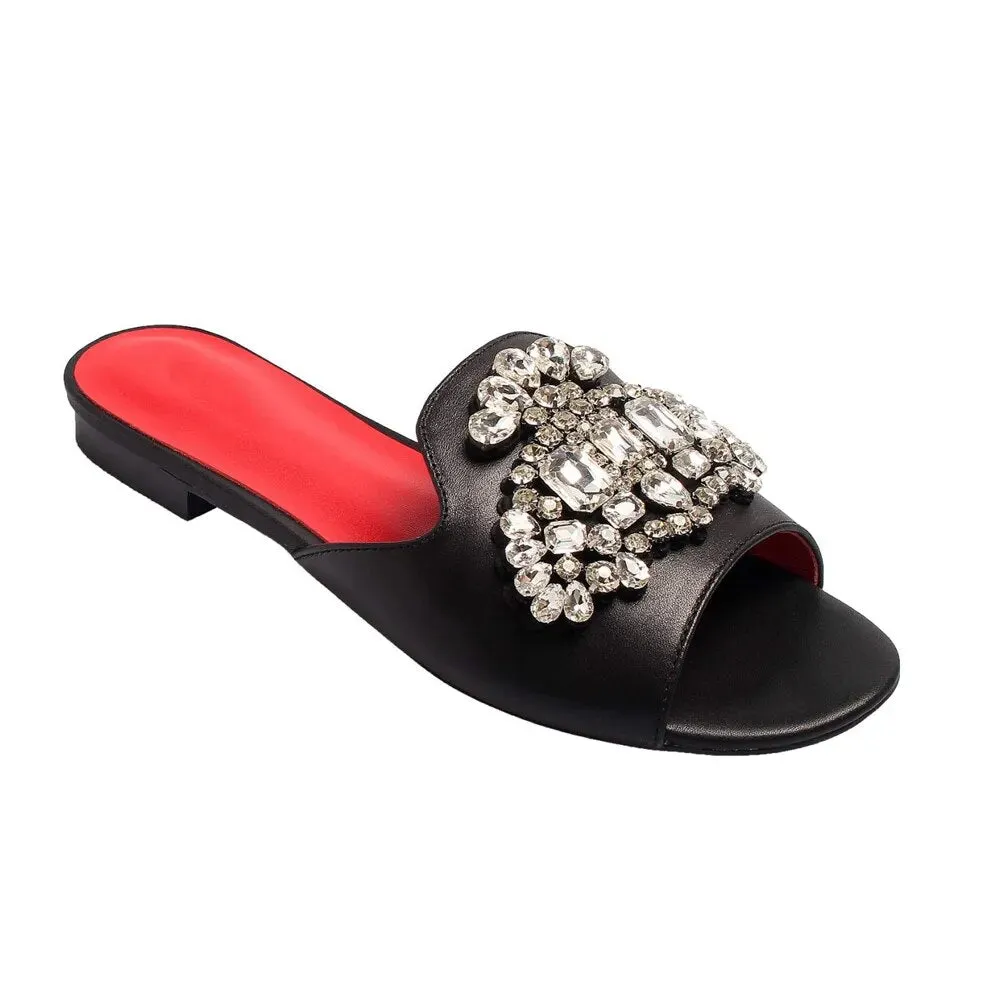 Womens Rhinestone Comfortable Fashion Sandals