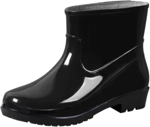 Womens Rubber Boots Womens Rain Boots for Boating Fishing Gardening Farming Anti-Slip Comfort Rain Shoes
