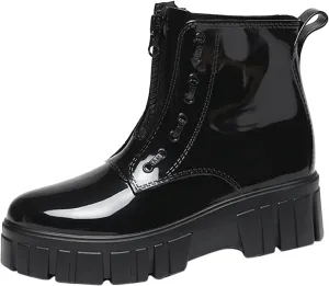 Womens Rubber Boots Womens Rain Boots Mid Calf for Boating Fishing Gardening Farming Comfortable Rain Shoes