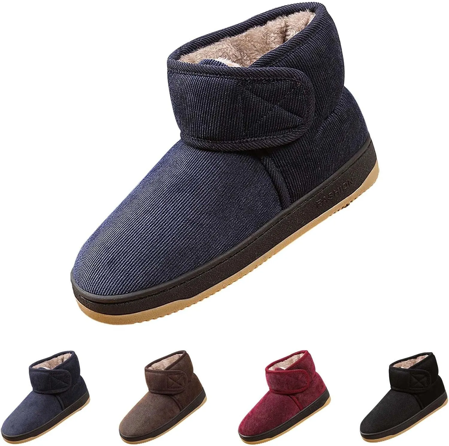 Womens Shoes Dressy Casual Fall Winter Wedge Womens Winter Booties Slip On Snowboots for Women Pink Fur Boots Womens Winter Boots Waterproof Insulated Deals of The Day