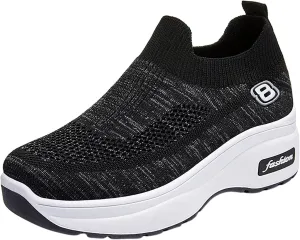 Women's Sneakers Size 8 Wide Zapatos Especiales para Juanetes De Mujer Womens Slip On Shoes Size 8 Wide Chunky Black Platform Sneakers Women Trendy Tennis Shoes for Women 2023