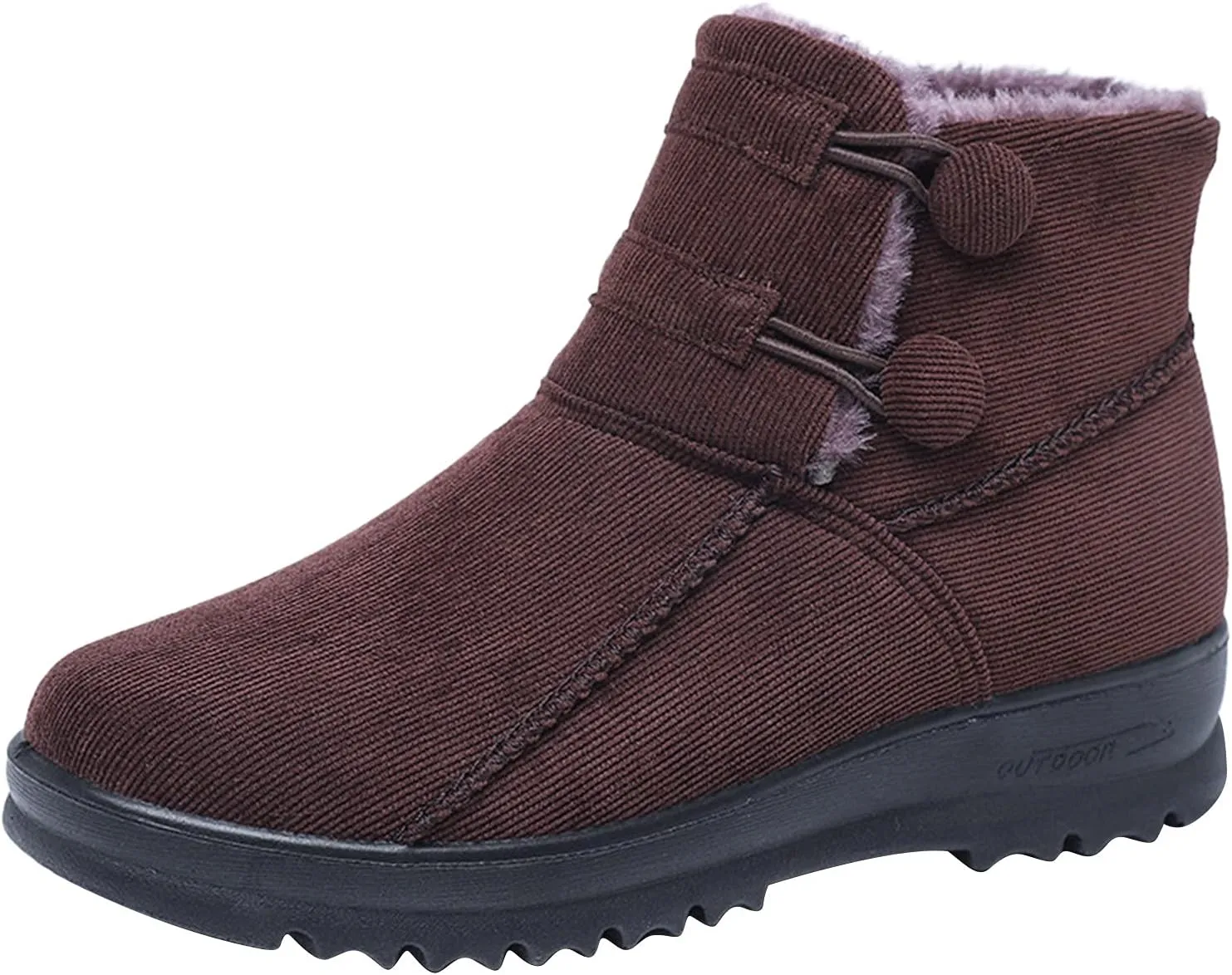 Womens Snow Boots Size 9 Wide Botas Para Mujer De Invierno Confort Waterproof Snow Boots for Women Pink Fur Boots Womens Tennis Shoes for Snow Walking Early Prime of Day Deals