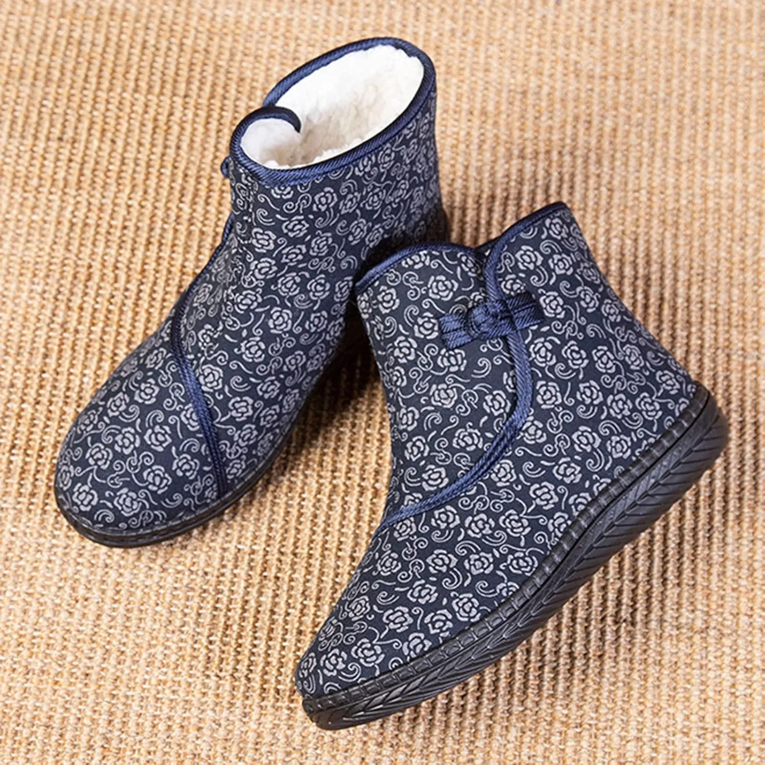Womens Snow Boots Waterproof Insulated Hiking Women's Waterproof Boots Ankle Women Winter Boots Waterproof Size 12 Mid Calf Snow Boots for Women Waterproof Snow Boots for Extra Wide Feet