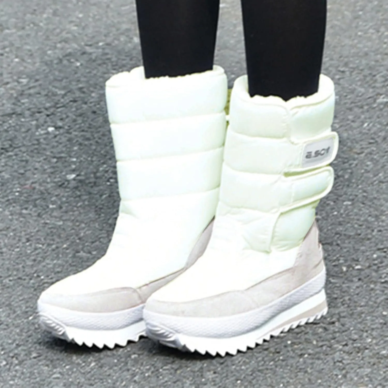 Womens Snow Boots Waterproof Women's Waterproof Slip Resistant Work Boots Snow Boots Women Womens Boots Ankle Flat Non Slip Waterproof Wide Width Botas Para La Nieve De Mujer Antideslizantes