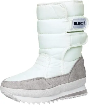 Womens Snow Boots Waterproof Women's Waterproof Slip Resistant Work Boots Snow Boots Women Womens Boots Ankle Flat Non Slip Waterproof Wide Width Botas Para La Nieve De Mujer Antideslizantes