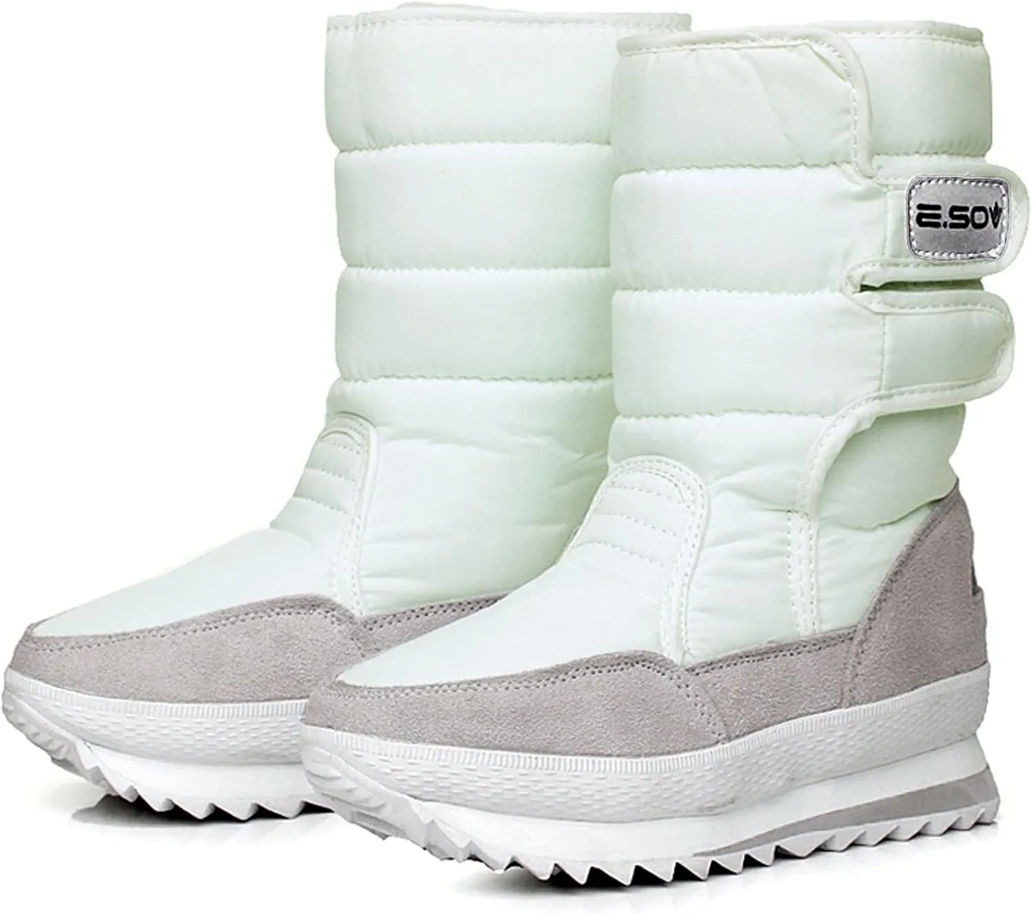 Womens Snow Boots Waterproof Women's Waterproof Slip Resistant Work Boots Snow Boots Women Womens Boots Ankle Flat Non Slip Waterproof Wide Width Botas Para La Nieve De Mujer Antideslizantes