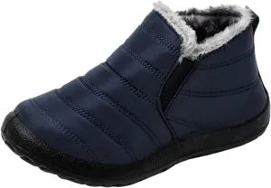 Women's Snow Boots Womens Insulated Waterproof Winter Snow Boots Womens Winter Booties Waterproof Outdoor Waterproof Rubber Boots for Women Botas Nieve Mujer Deals Cheap