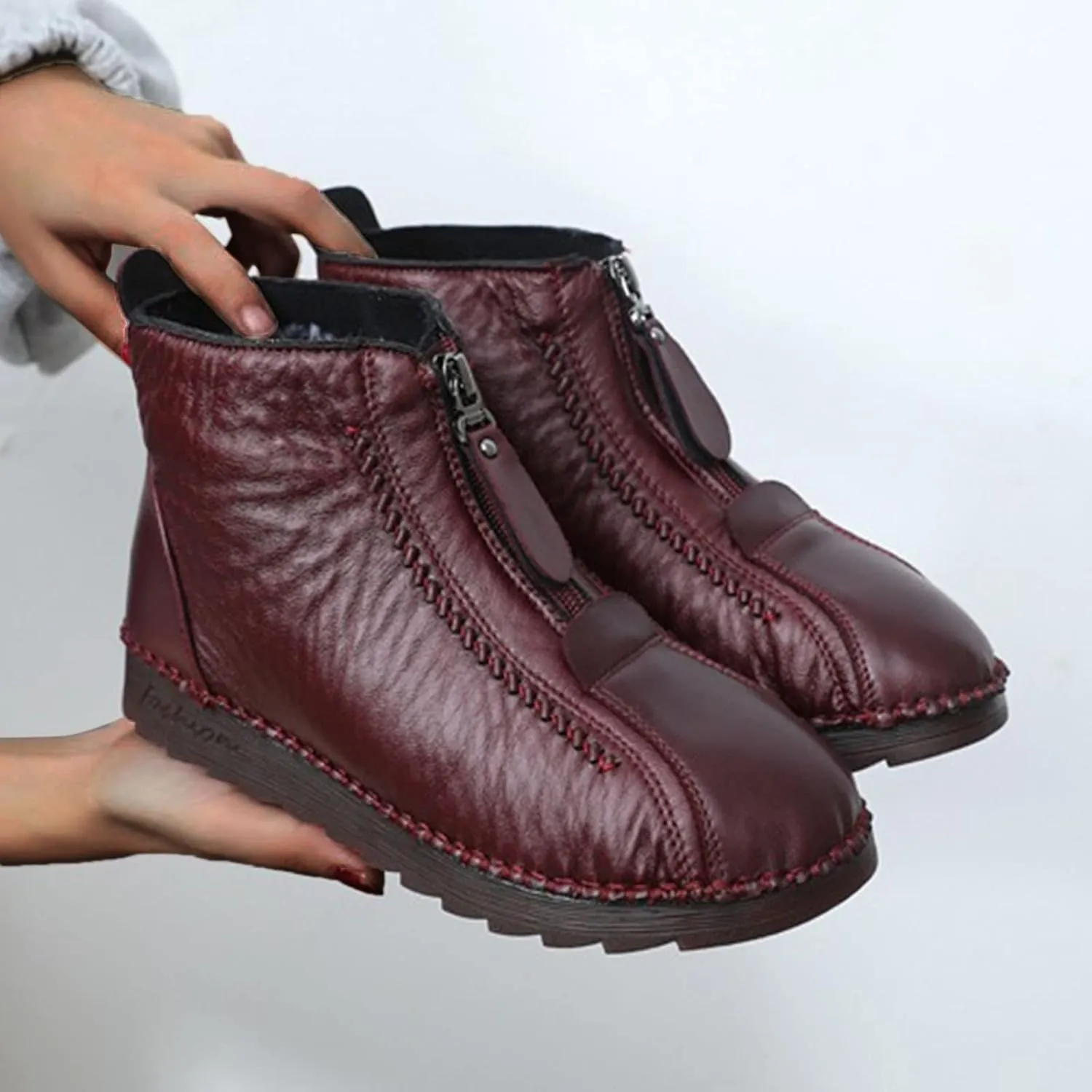 Womens Tall Winter Boots Waterproof Insulated Snow Boots Women Waterproof Cute Boots Winter Waterproof Man Womens Walking Boots Comfortable Waterproof Botas Nieve