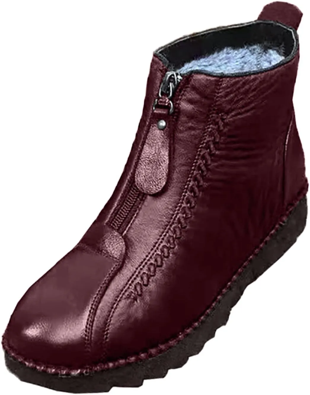 Womens Tall Winter Boots Waterproof Insulated Snow Boots Women Waterproof Cute Boots Winter Waterproof Man Womens Walking Boots Comfortable Waterproof Botas Nieve