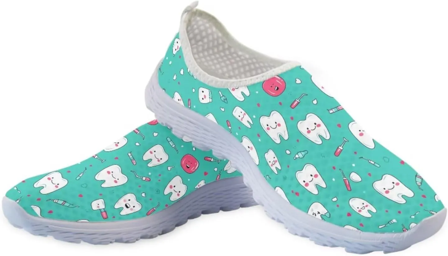 Womens Walking Shoes Casual Workout Running Sneakers Tennis Mesh Loafers