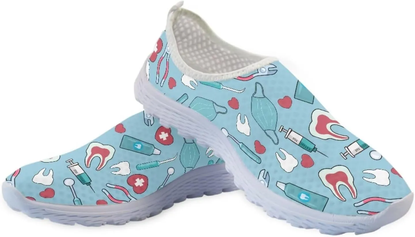 Womens Walking Shoes Casual Workout Running Sneakers Tennis Mesh Loafers