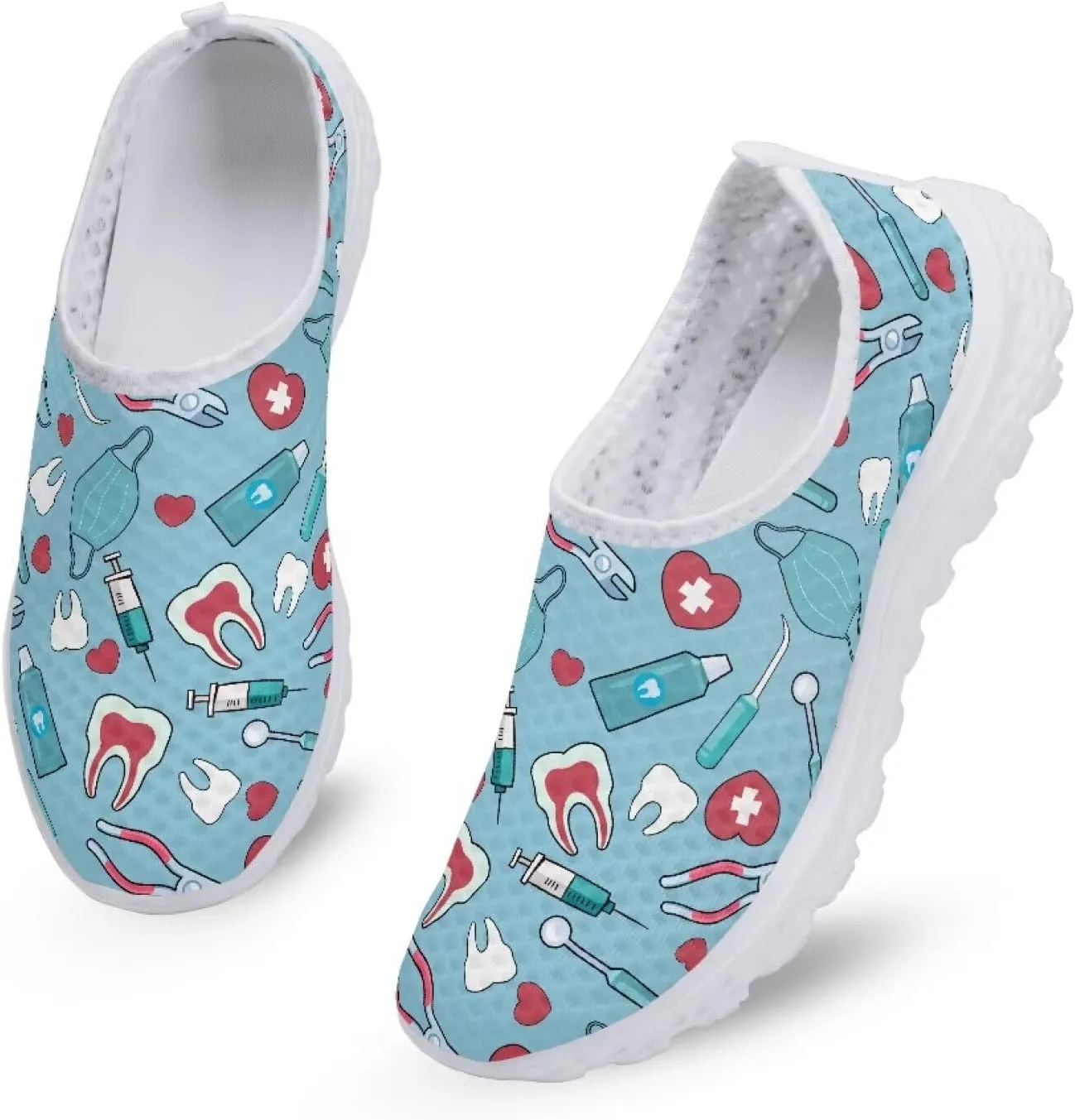 Womens Walking Shoes Casual Workout Running Sneakers Tennis Mesh Loafers