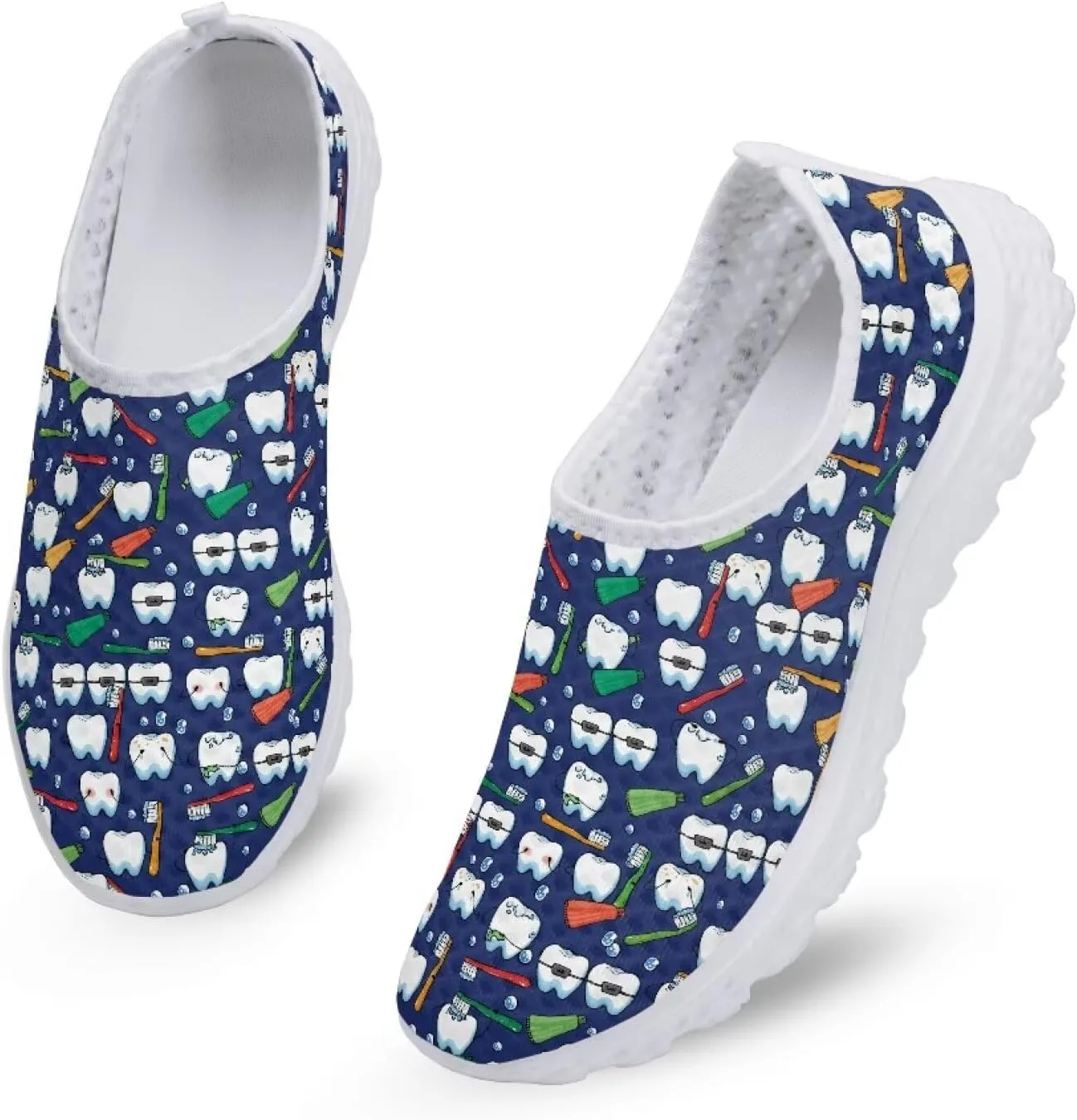 Womens Walking Shoes Casual Workout Running Sneakers Tennis Mesh Loafers