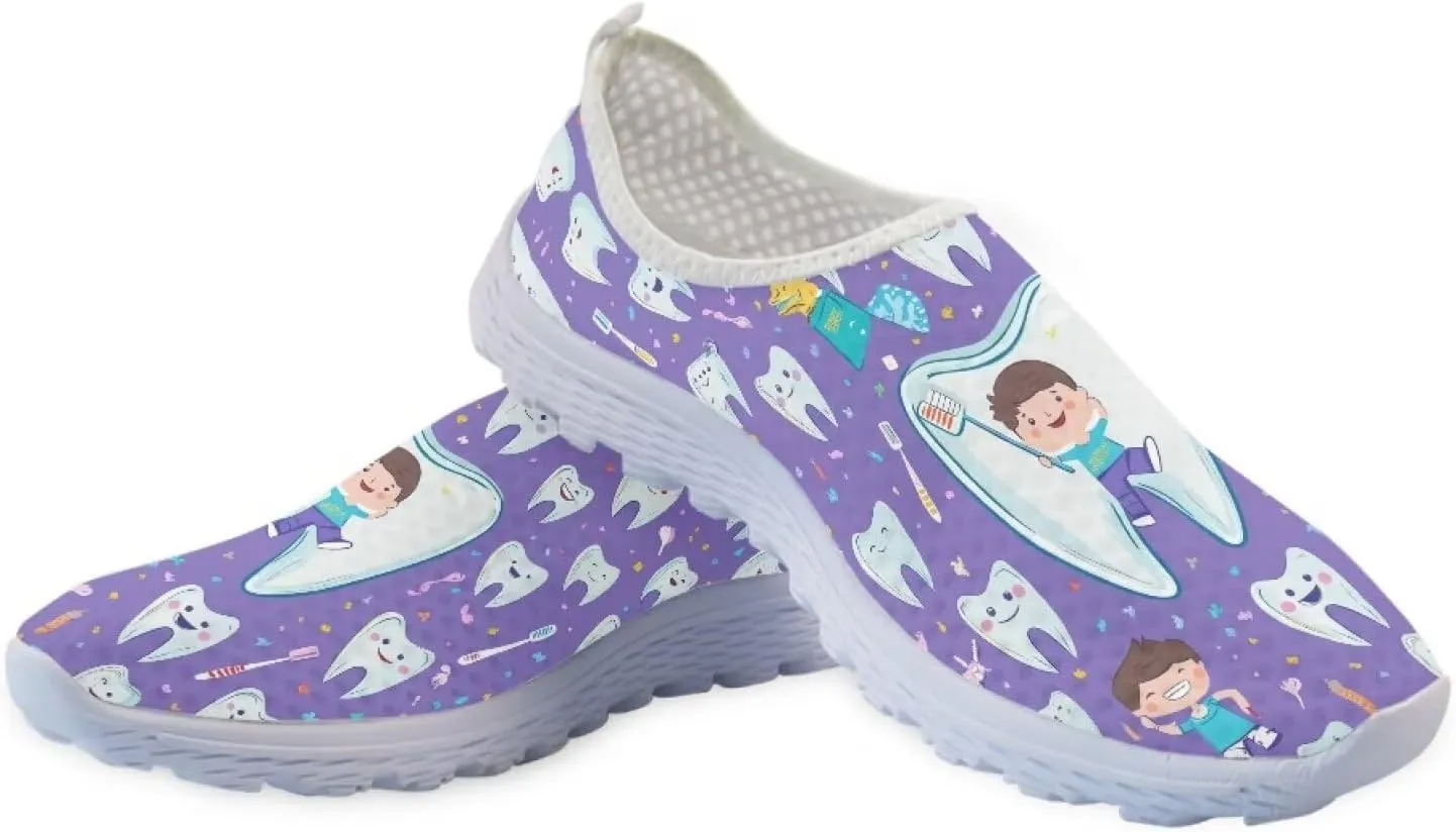 Womens Walking Shoes Casual Workout Running Sneakers Tennis Mesh Loafers