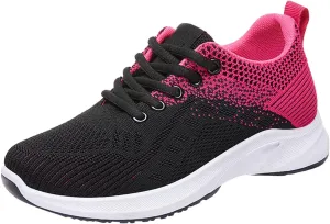 Women's Walking Shoes Non Slip Running Sneakers Comfortable Casual Air Cushion Lightweight Mesh Breathable Shoes Tennis Gym Work Fashion Athletic Sneakers for Mens Womens