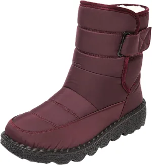 Women's Waterproof Snow Boots Lightweight Waterproof Snow Boots Women Winter Boots Waterproof Cold Weather Woman Winter Boots Knee High Wide Calf Plus Size Snow Boots Extra Wide Calf