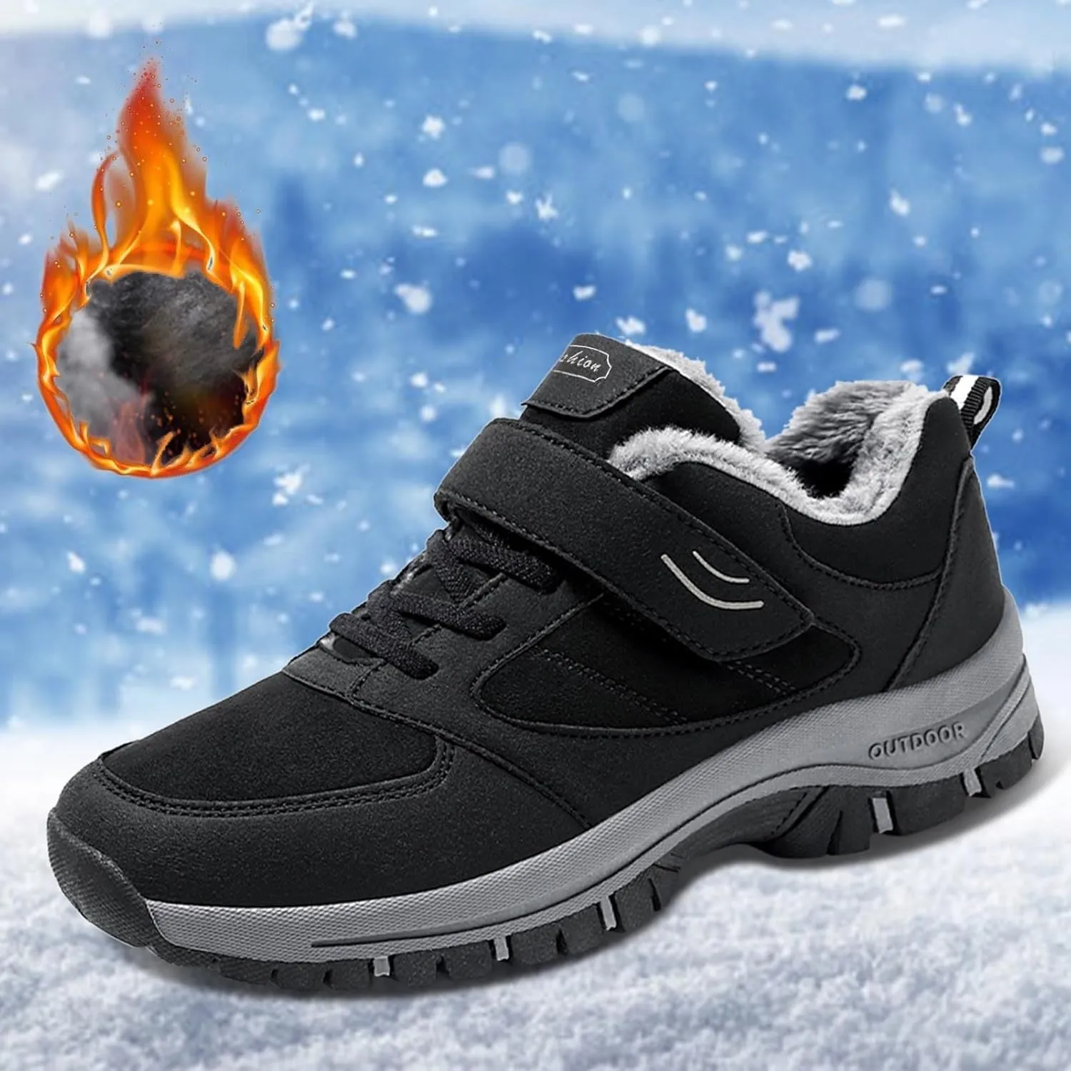 Womens Wide Snow Boots Waterproof Insulated Winter Work Boots for Women Waterproof Snow Non Slip Wide Width Winter Boots for Women Plus Size Snow Boots Waterproof Botas De Nieve