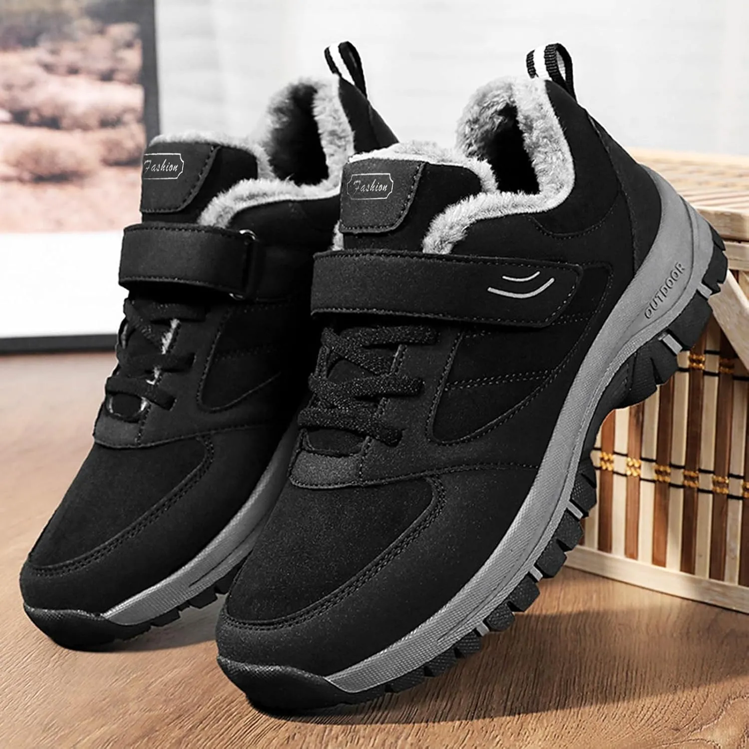 Womens Wide Snow Boots Waterproof Insulated Winter Work Boots for Women Waterproof Snow Non Slip Wide Width Winter Boots for Women Plus Size Snow Boots Waterproof Botas De Nieve