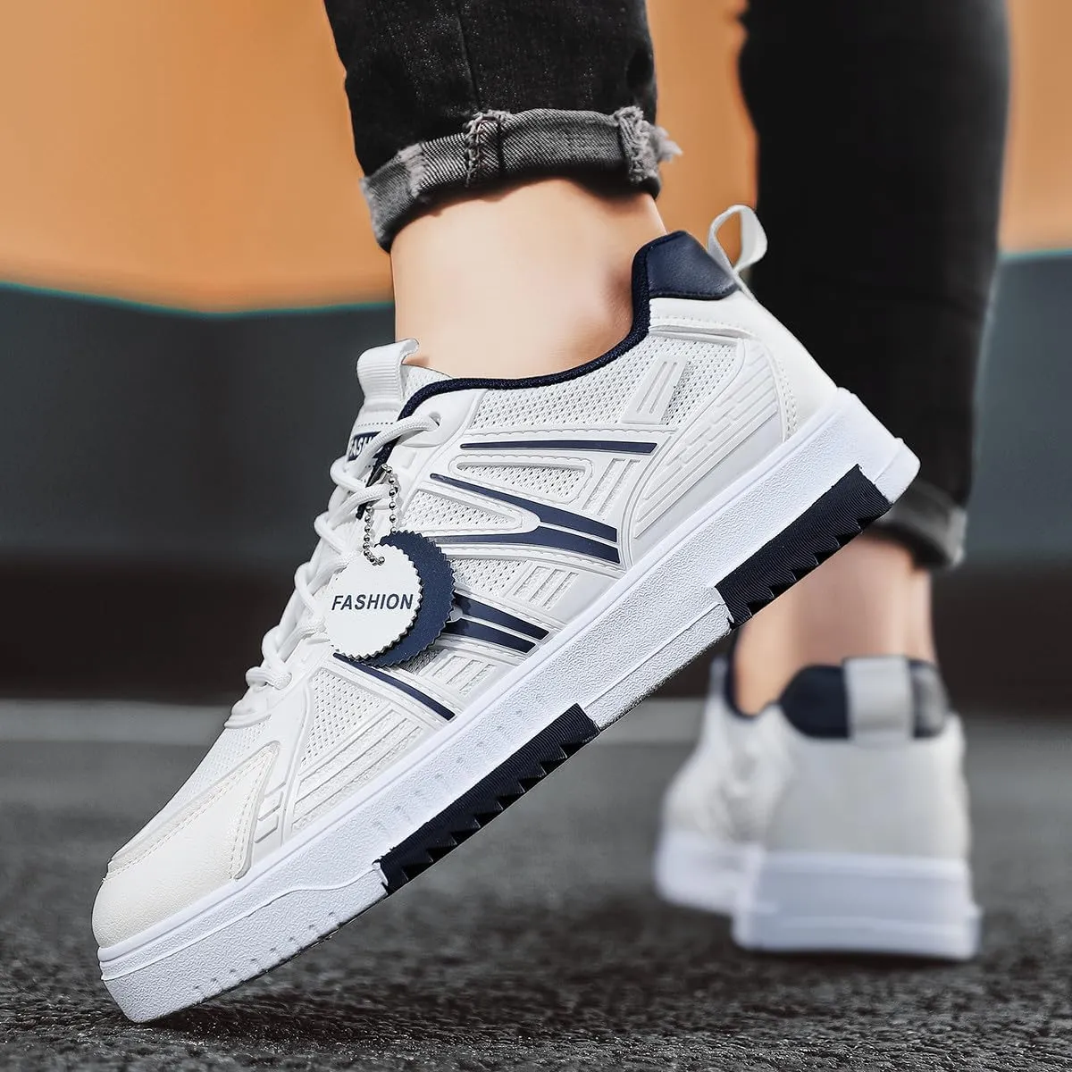 YAXE Men's Mesh Walking Shoes Breathable Lightweight Comfortable Casual Sneakers