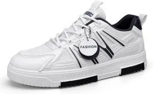 YAXE Men's Mesh Walking Shoes Breathable Lightweight Comfortable Casual Sneakers