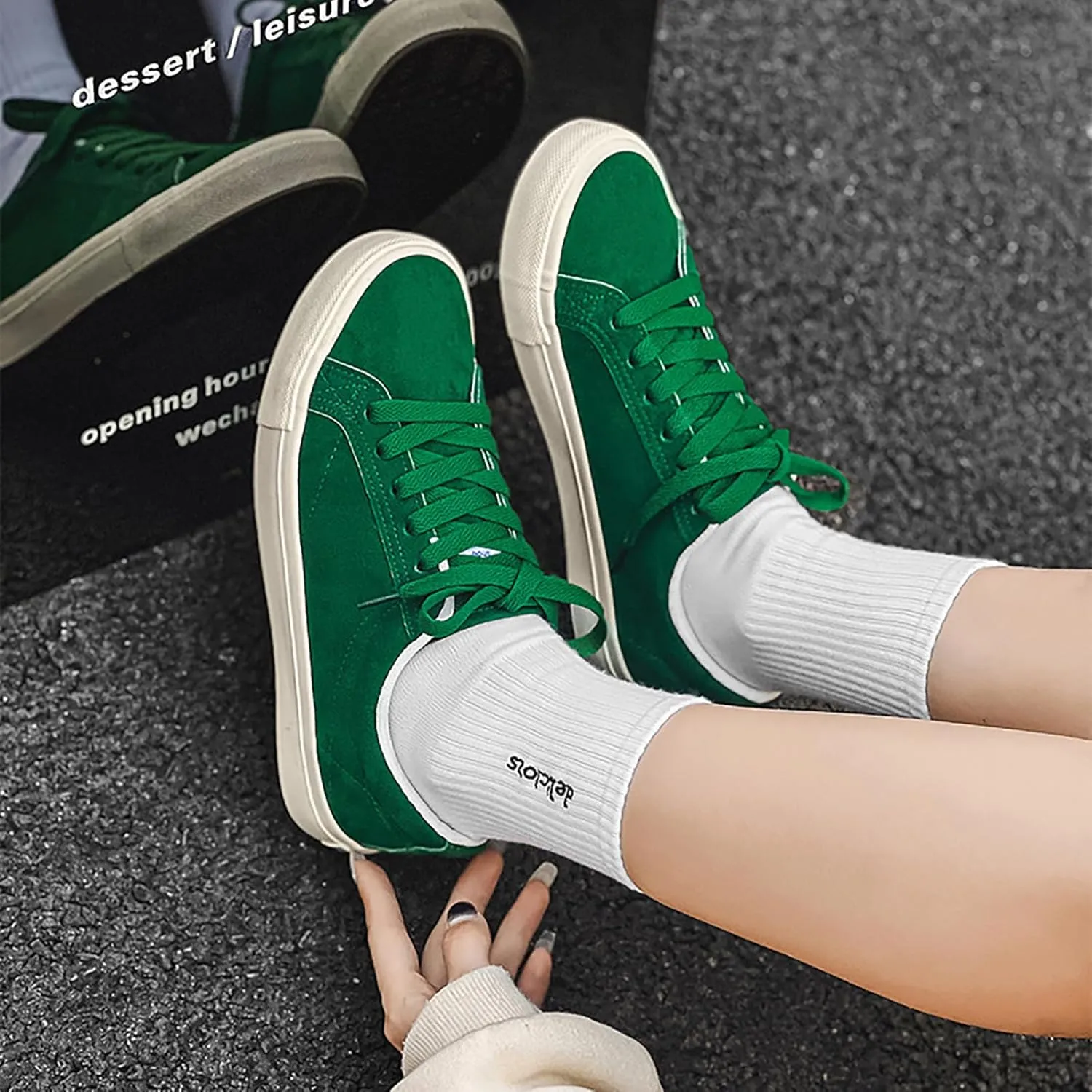 YIBLBOX Canvas Shoes for Women Fashion Sneakers Casual Tennis Shoes Classic Walking Shoes