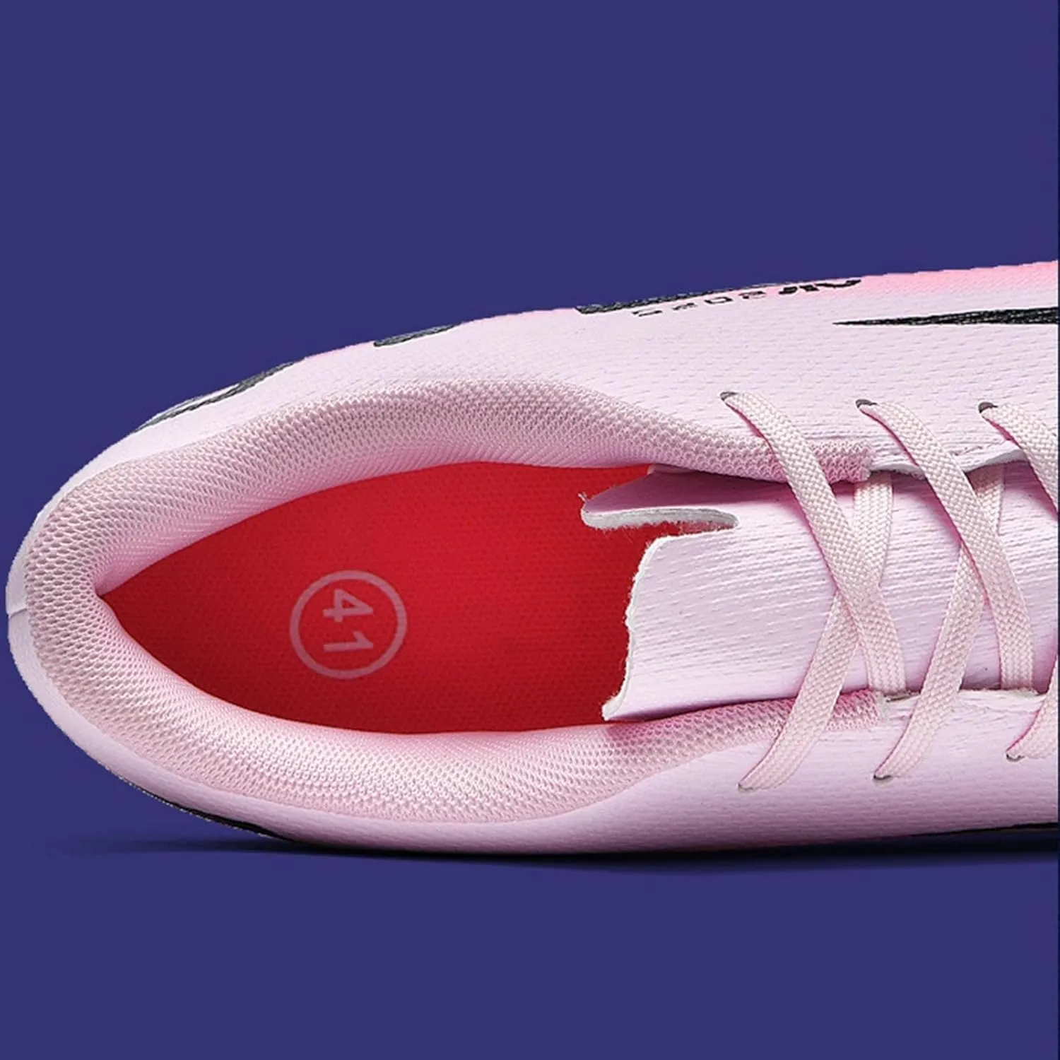 Youth Football Cleats Professional, Soccer Cleats Lightweight Lace Up, Shock Resistant Training Ground Baseball Turf Shoes